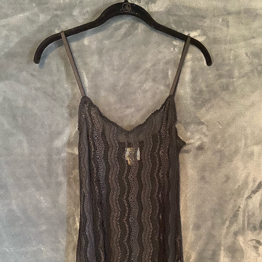 Free people mesh midi slip